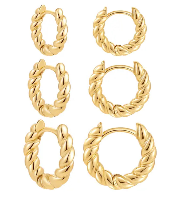 EMORY 3 PIECE EARRING SET