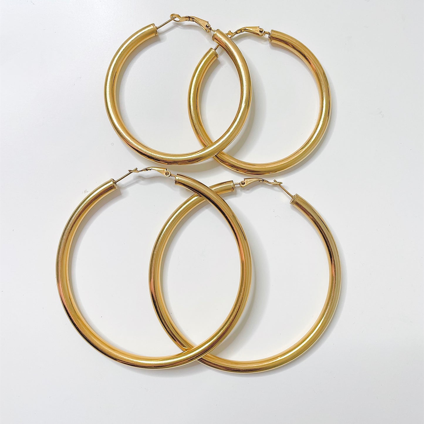 BAILEY CLASSIC HOOPS-GOLD