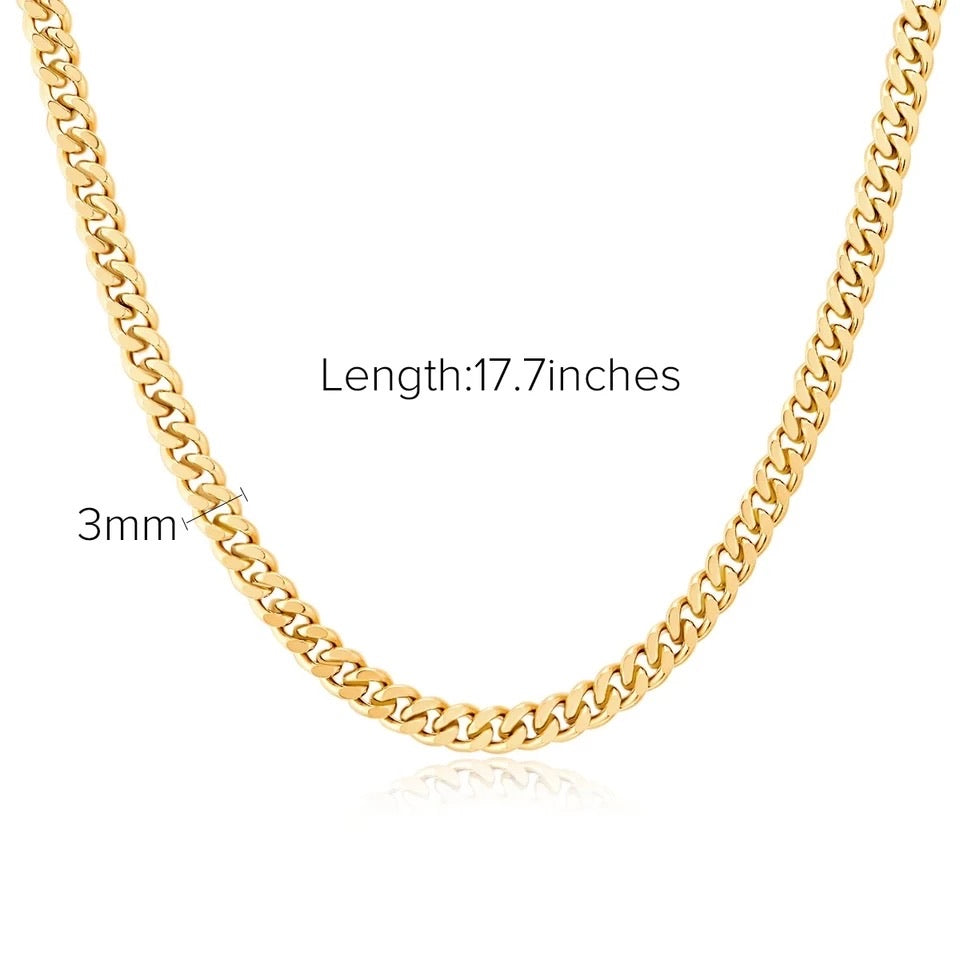 18karats Solid Yellow Gold Necklace 45cm(17.7inches) Japan Necklace | eBay